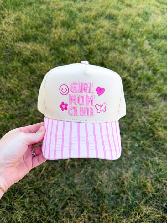 Girl Mom Club Trucker Hat🩷🌸